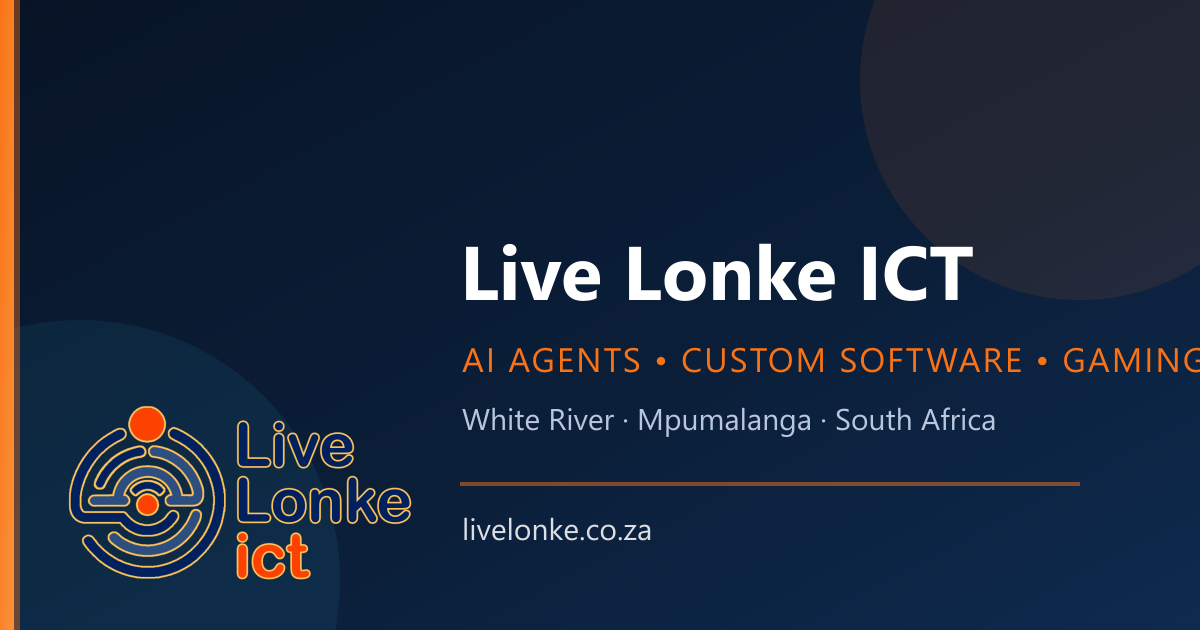 AI Agents vs. Chatbots: What Mbombela SMEs Should Automate | Live Lonke ICT